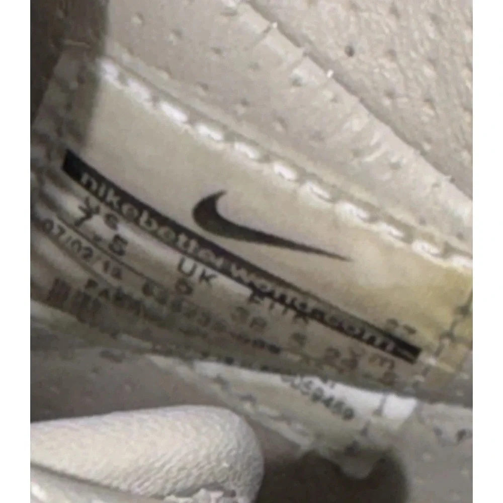Nike‎ Dunks Sky Hi Hidden Wedge Heel Liquid Silver Womens size 7.5